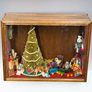 Christmas, Vintage Diorama